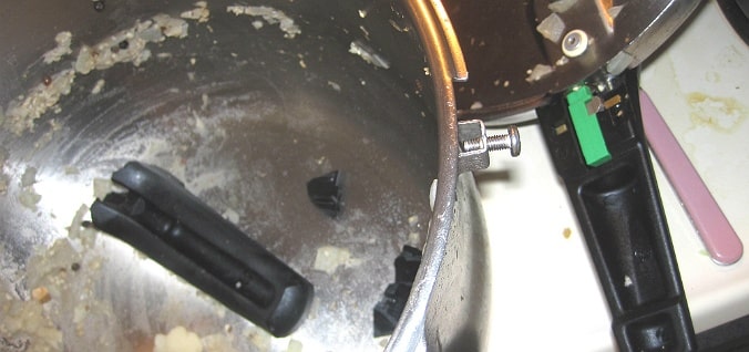 Fagor pressure cooker after explosion